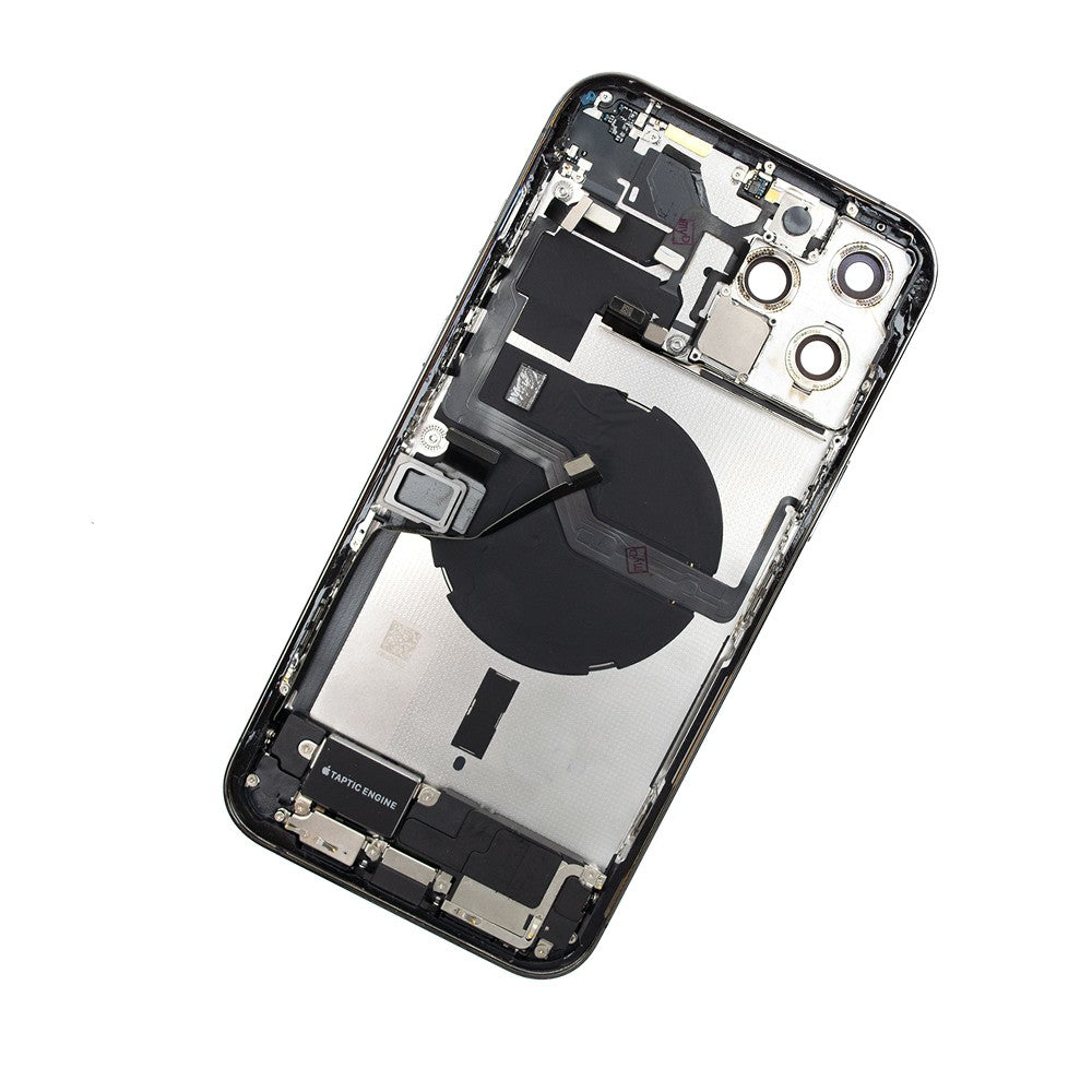 Rear Housing with Full Set Parts for iPhone 12 Pro Max-Graphite (Purple) Rear Housing with Full Set Parts for iPhone 12 Pro Max-Graphite (Purple)